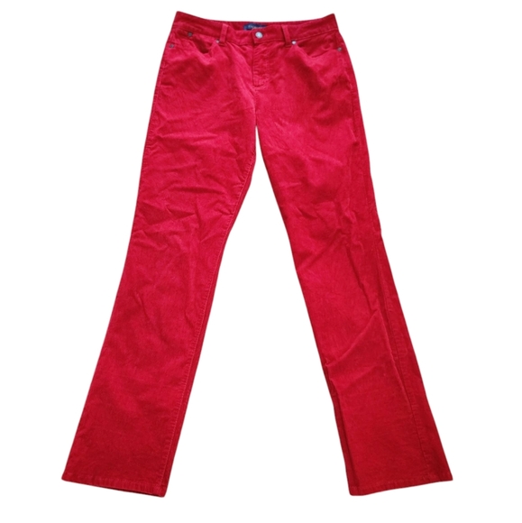 Talbots Red Corduroy Women' s Pants Size  10 - Picture 2 of 14